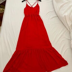 Red Guess dress